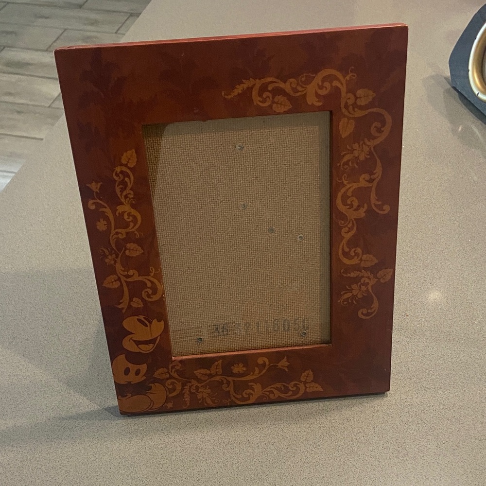 Disney Red Floral Picture Frame